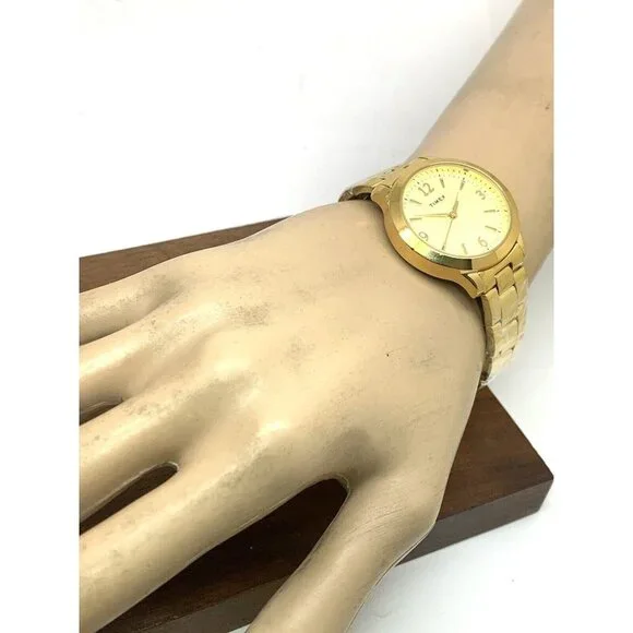 Timex Women's Watch TW2V36000 Quartz Gold Stainless Steel 32mm